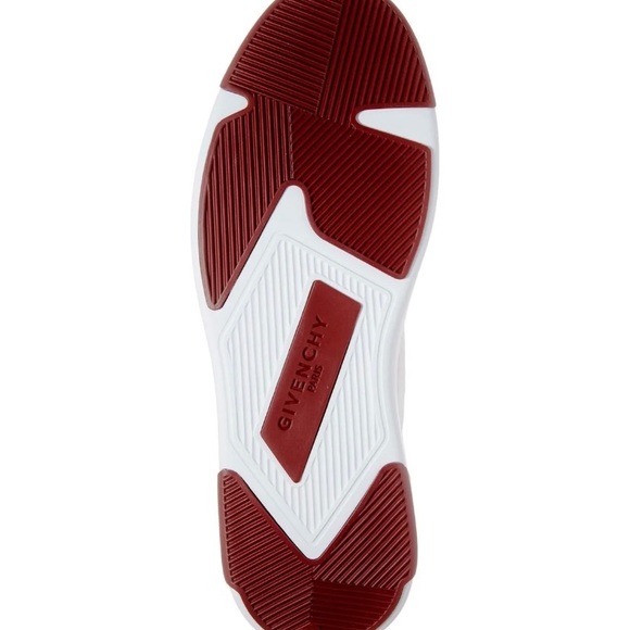 Givenchy Paris Logo Mesh Leather Off-White Street High-Top Fashion Sneakers NWT - Picture 7 of 14